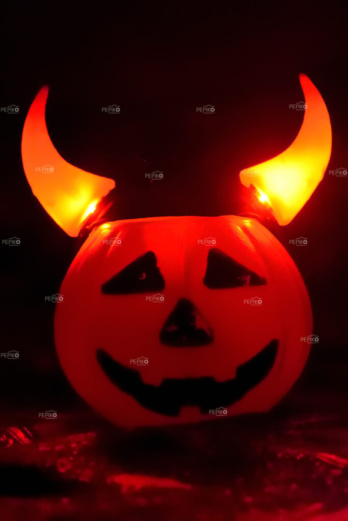 Closeup of Devil face for helloween