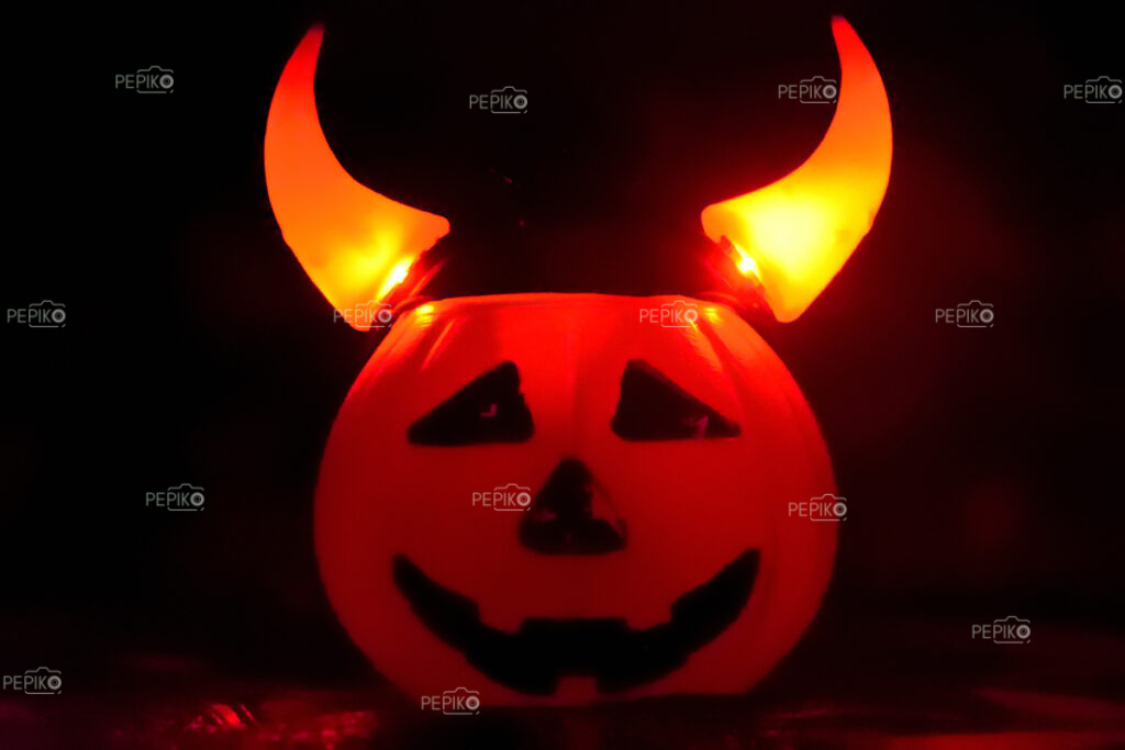 Devil face for helloween festival