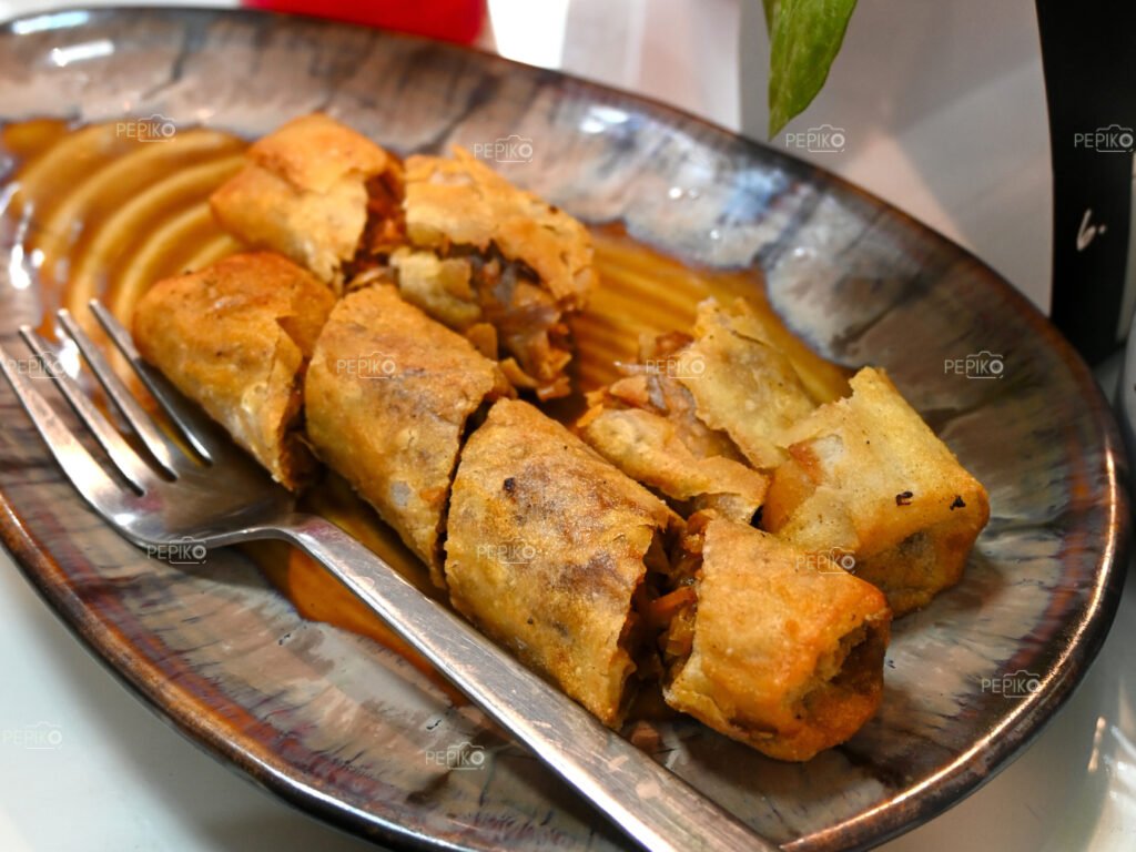 Picture of Crunchy brown spring rolls