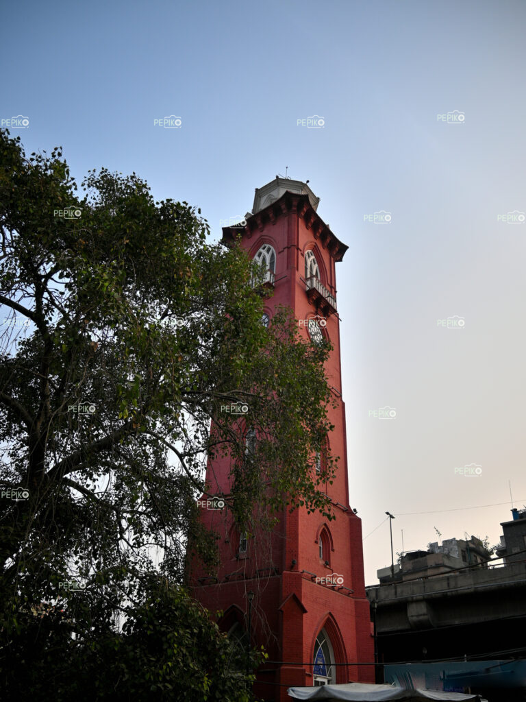 An iconic clock tower situated in Ludhiana Punjab