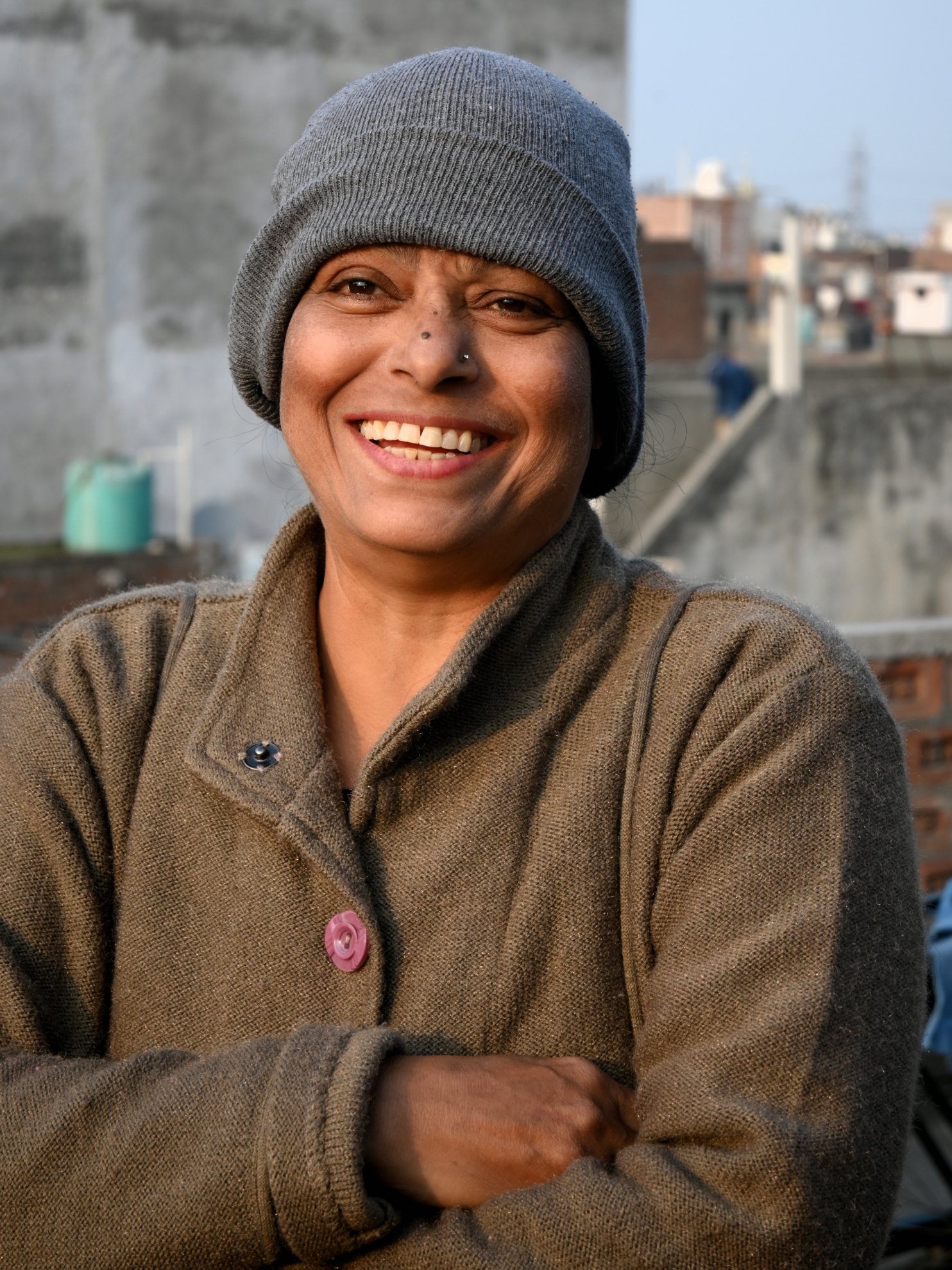 Portrait of a mature women smiling