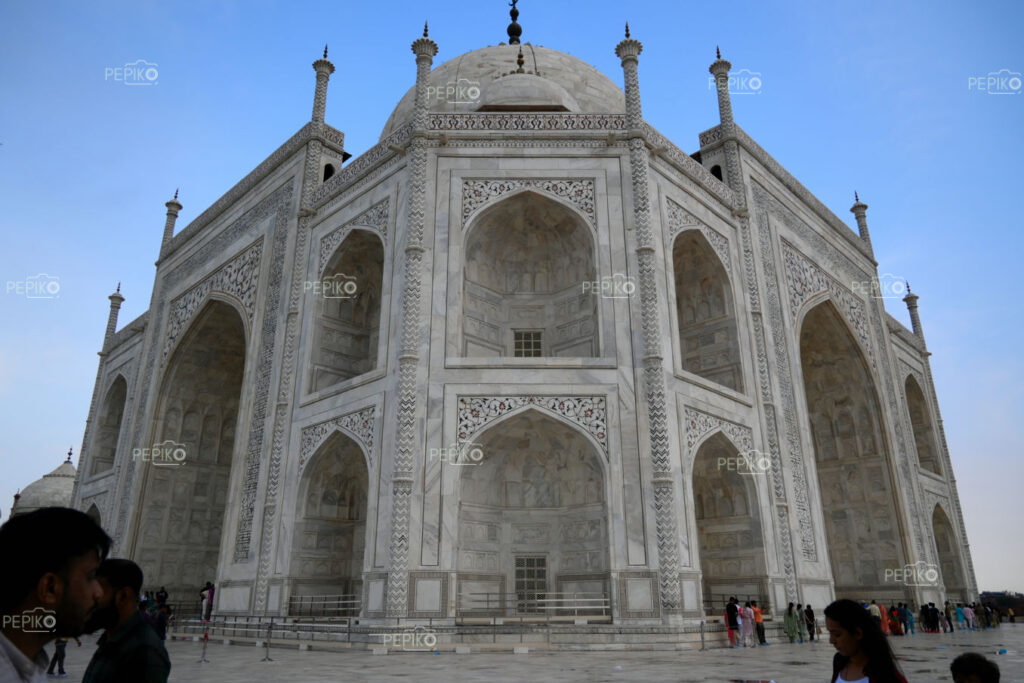 Marble structure of The Taj Mahal, India